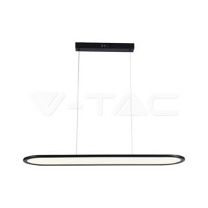 24W LED Lampadario LED a Sospensione (80*100CM) 3000K Corpo nero
