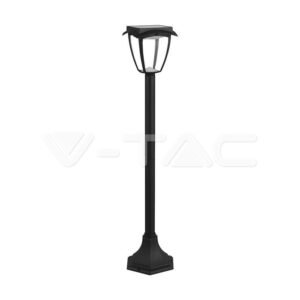 2W LED Solar Stand Lamp Corpo nero 3in1 IP44